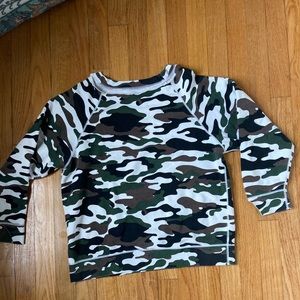 Nili Lotan camo cropped sweatshirt